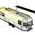 Modern Mobile RV Compartment 3d model