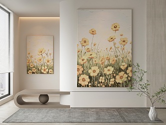 modern decorative painting 3d model