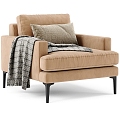 Modern West Elm Single Sofa Single Sofa 3d model