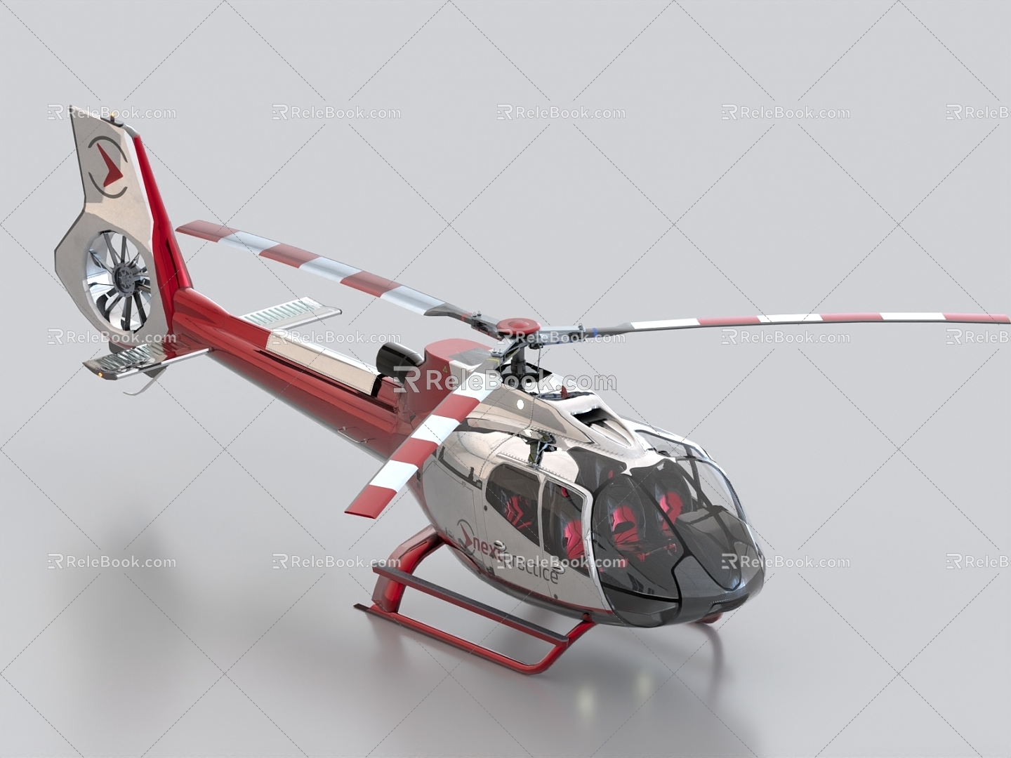 Helicopter Helicopter Gunship Rescue Helicopter Drone Transport Helicopter 3d model