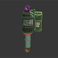 Modern shock absorber buffer spring tool 3d model