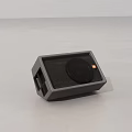 Modern Black Portable Speaker With Mesh Front Panel And Compact Design For Home Use