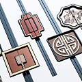 New Chinese Handle Long Handle 3d model