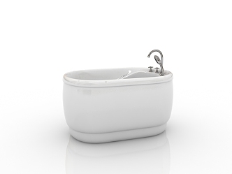 Modern Bathroom Supplies Bathtub 3d model