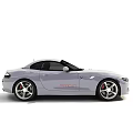 White BMW Z4 Convertible Sports Car With M Badge Black Top And Alloy Wheels