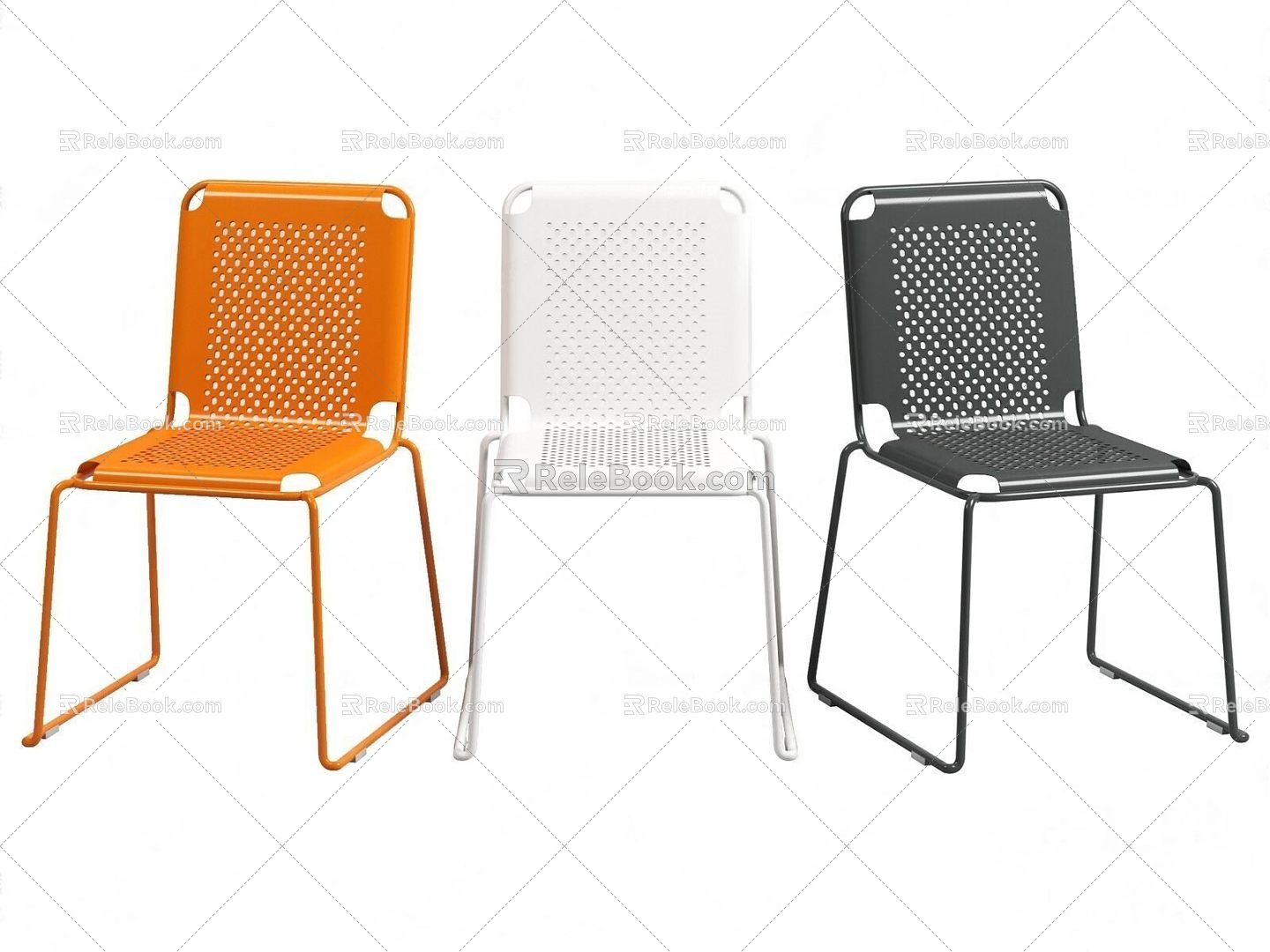 Italian Modern Single Chair 3d model