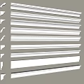 Gypsum line Gypsum line Yin corner line Yang corner line Skirting line ceiling corner line 3d model