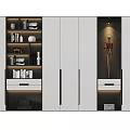 Modern Bookcase Interior Design With Open Shelves Drawers Books And Decorative Items