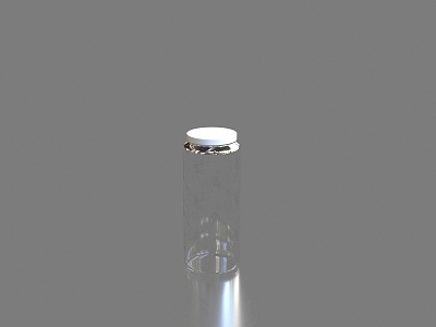 bottle glass bottle glass transparent glass bottle 3d model