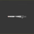 Futuristic Sci Fi Pistol With Metallic Barrel And Detailed Grip Design