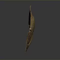 Detailed Brown Flounder Fish With Red Body Part On Gray Background