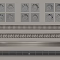 Various Decorative Grille Designs With Different Patterns And Shapes For Ventilation 3d model
