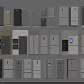 Modern Refrigerators and Freezers with Various Styles and Colors for Home Kitchen Use