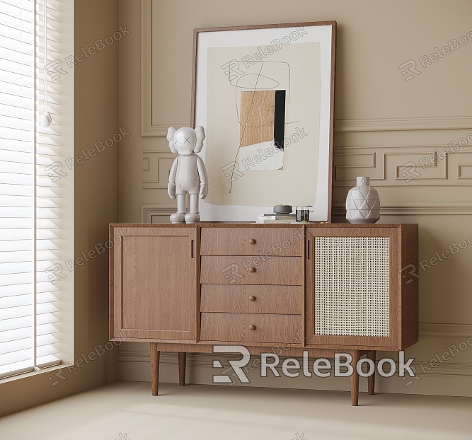 Modern Sideboard Entrance Cabinet Side Cabinet model