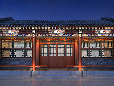 Chinese ancient building 3d model