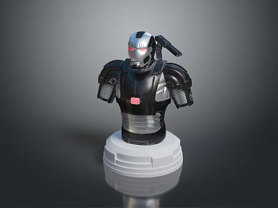 Mech Warrior Mech Soldier Machine Battlearm Mechanical Battlearm Machine Fighter Robot 3d model