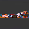 Vibrant Colored Chocolate Themed Magazine Cover With Red Blue Orange Design Elements