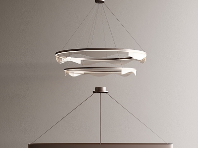 Metal chandelier model