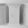 Modern Commercial Soundproof Office Booths With Stainless Steel Frame Glass Doors And Interior Desk Chair