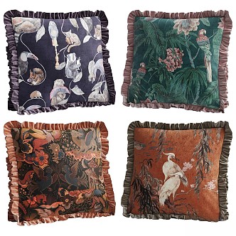 Pillow House of Hackney Animal Print 3d model