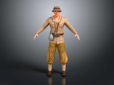Soldiers World War II Soldiers World War II German Soldiers World War II German Soldiers Military Mercenaries 3d model