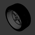 Car Tire Featuring TOYO TIRES Brand And Black Alloy Wheel Rim Design