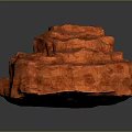Rock Block Rock Block Rock Specimen Boulder Big Stone Block Rock Stratum Rock Stratum Rock Stratum Rock 3d model