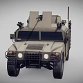 Modern Armored Vehicle Armored Humvee 3d model