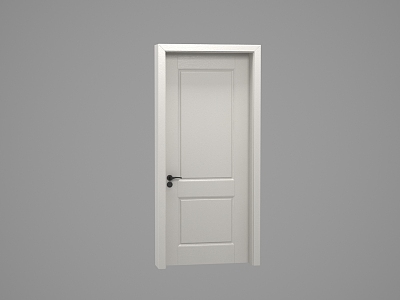 Wooden door 3d model