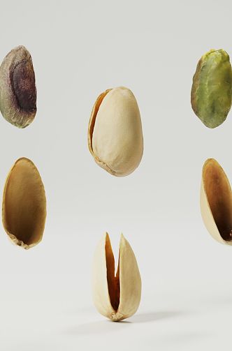 pistachio nut nameless 3d model