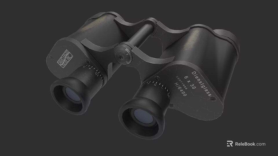 Military Weapon Binoculars Bausch Lomb 10x50 High Quality Tactical Gear 3d model 