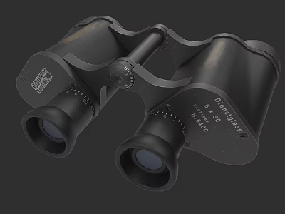 Military Weapon Binoculars Bausch Lomb 10x50 High Quality Tactical Gear 3d model