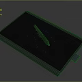 Modern Drawing Tablet With Stylus Pen And Blue Accessory For Daily Use