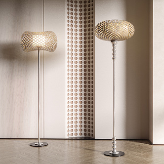 Quiet Floor Lamp Floor Lamp Combination 3d model