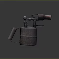 Modern flame blowtorch gasoline blowtorch kerosene blowtorch 3d model