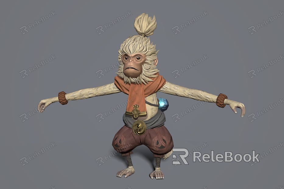 Monkey Monkey Warrior model