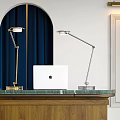 Flos Modern Metal Table Lamp Long Arm Lamp Folding Table Lamp Bedside Lamp Reading Lamp Apple Notebook 3d model