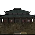 Ancient City Architecture With Grid Pattern Streets And Historical Urban Design