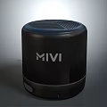 MIVI Black Portable Wireless Bluetooth Speaker With High Quality Sound And Compact Design
