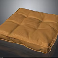 Cozy Orange Square Furniture Cushion With Soft Padded Design For Comfortable Seating