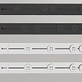 Modern Volex Power Strips With Multiple Sockets In Black And White Design