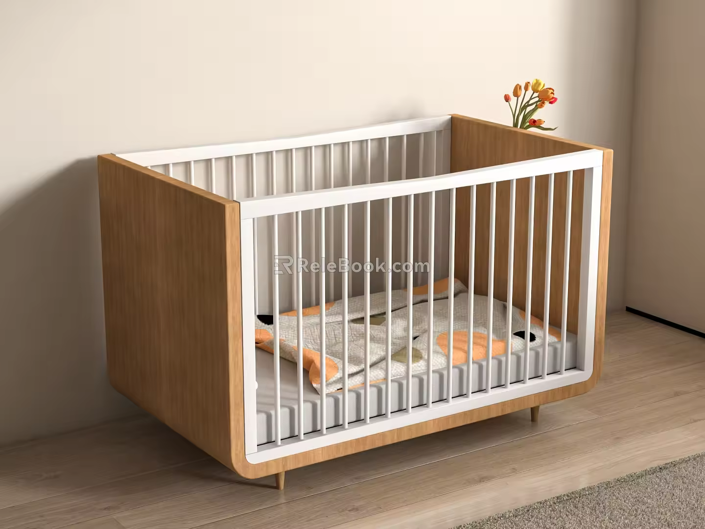 Nordic crib 3d model
