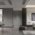 Modern Living and Dining Room Interior Design With Sofa Coffee Table Dining Table And Chairs