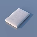 Soft White Rectangular Pillow For Modern Home Decor And Cozy Living Spaces
