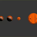 Road Safety Facilities Featuring Orange Traffic Cones And Reflective Drums With Silver Strips