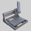 CNC milling machine 3d model