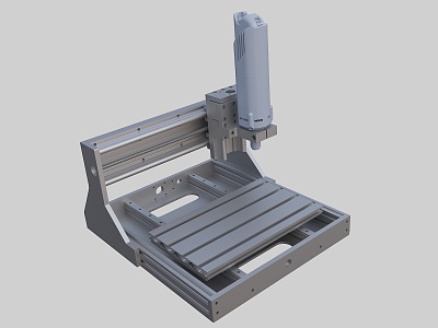 CNC milling machine 3d model