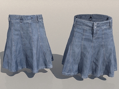 Clothing Clothes Skirt 3d model