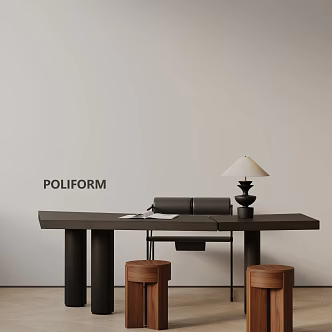 Modern Bookshelf 3d model