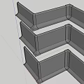 Sleek Right Angle Metal Lines For Furniture Corner And Edge Design